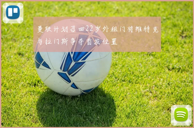 曼联计划召回22岁外租门将维特克与拉门斯争夺首发位置